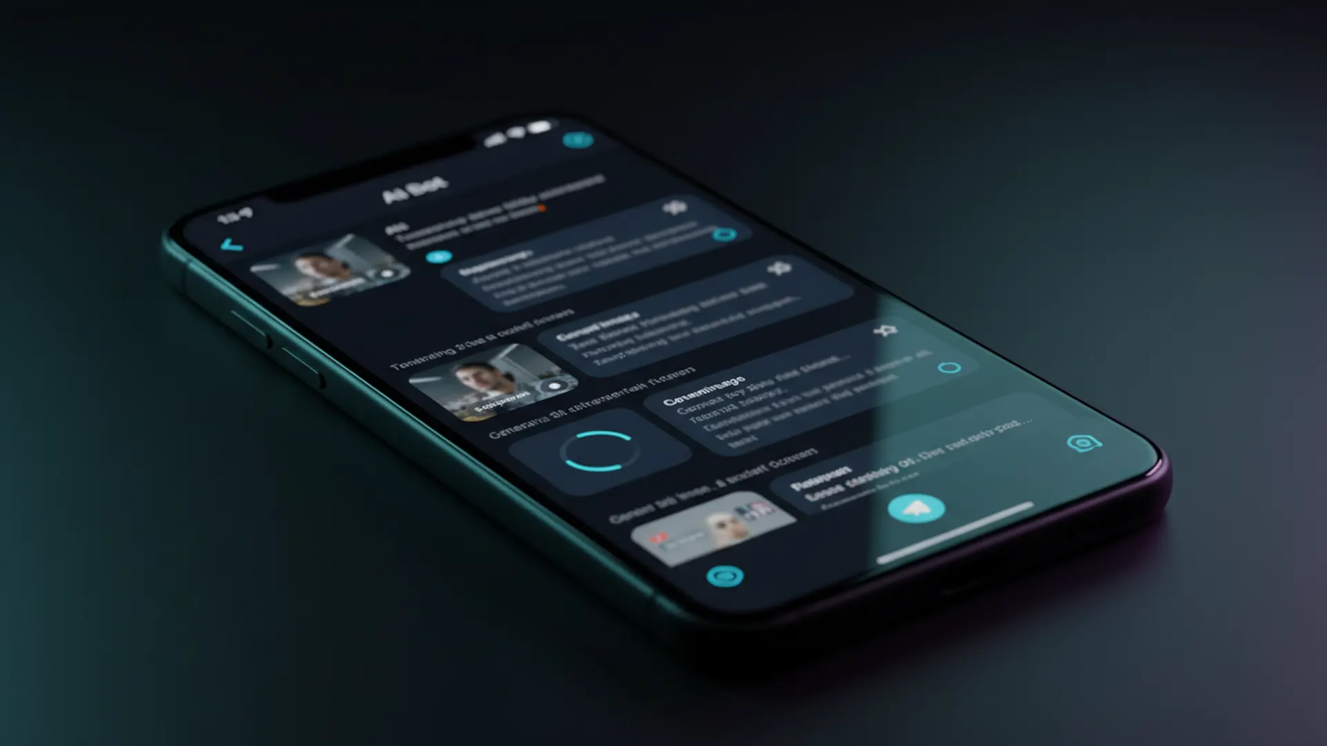 Telegram interface with generation examples